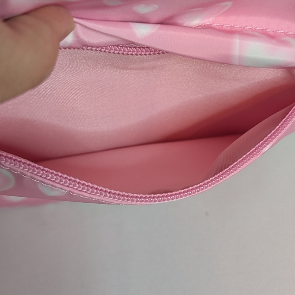 Madden Girl Insulated Lunch Bag Pink With White Hearts NWT - Picture 5 of 6